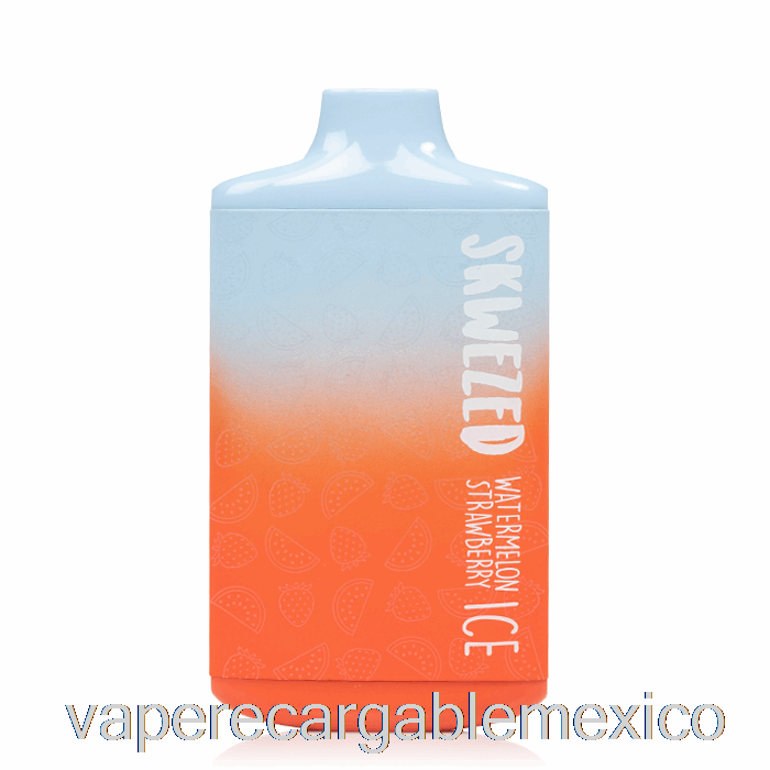 Vape Recargable Skwezed 5k Desechable Sandía Fresa Hielo